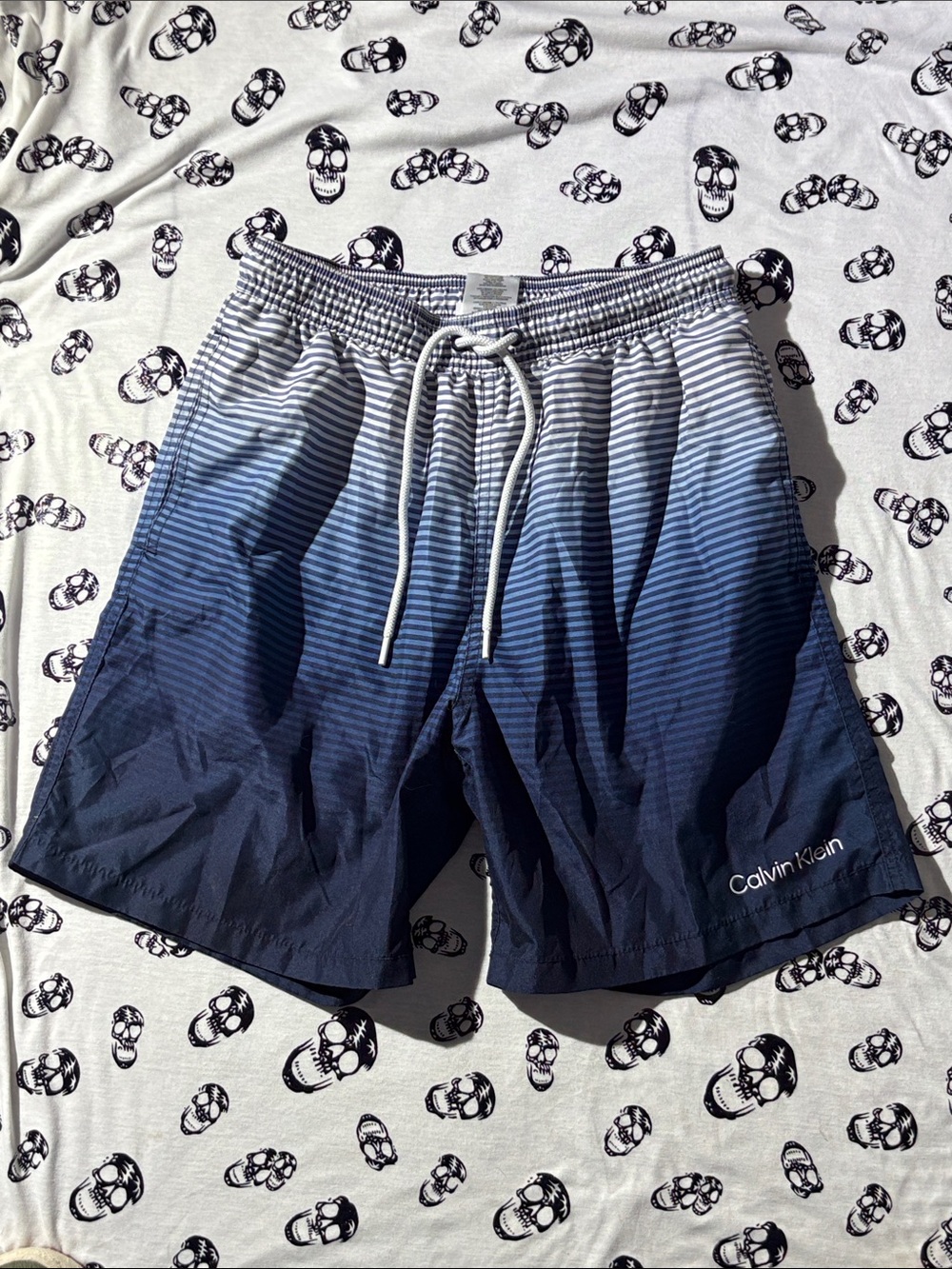 Calvin Klein Blue Ombre Men’s Swim Shorts